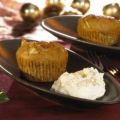 Weihnachts Muffins mit Karamell-Sahne