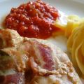 Saltimbocca Zöpfchen mit Tomatensugo