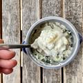 Cashewfrischkäse „Zitrone-Frühlingszwiebel“