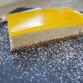 No-Bake Mango-Cheesecake-Schnitte