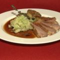 Barbarie-Entenbrust, rosa gebraten an[...]