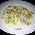 Kochen: Hähnchen-Pilz-Porree-Auflauf