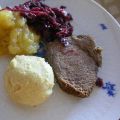 Sauerbraten mit Rosinen