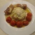 Saltimbocca vom Maishähnchen mit Lauchrisotto[...]