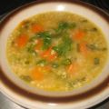 Suppe: Frühlingszwiebel - Graupensüppchen