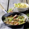 Farfalle mit Putenragout