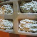Zucchinibrot mit Ziegenkäse