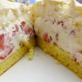 Erdbeer- Baiser Torte - Sommer auf'm Teller