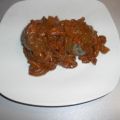 Leberknödel mit Zwiebel - Speck - Sauce