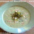 Zucchinisuppe mit Mascarpone