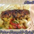 ~ Hauptgericht ~ Pute-Mangold-Spieß