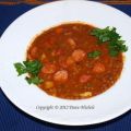 Linsensuppe mit Cabanossi oder Sucuk
