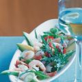 Shrimps-Salat mit Avocado