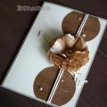 Packpapierblumenkarte