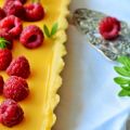 Himbeere-Tarte mit Waldmeister