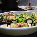 Auberginenröllchen mit Feta
