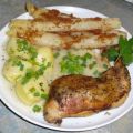 Thymianhühnchen- Keulen mit Béchamelsoße und[...]