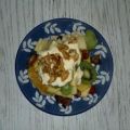 Obstsalat mit Nusskrokant