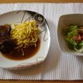 Rinderschmorbraten mit Rotweinsauce