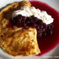 Ricotta-Pfannkuchen mit Heidelbeeren