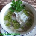 Suppe:     HÜHNERSUPPE mit Reis