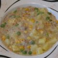 Kartoffel-Käsesuppe mit Hackfleisch,Mais und[...]