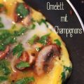 Omelett mit Champignons
