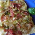 Flammkuchen mit Lauch ...