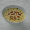 Kürbiscremesuppe mit Karotten und Kartoffeln