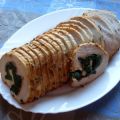 Schweinelachsrollbraten mit Spinat und[...]