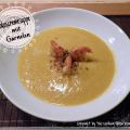 Kokoscremesuppe mit Garnelen