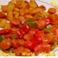 ~ Hauptgericht ~ Paprika - Wurst - Pfanne