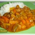 Geflügelgericht - Kürbis-Puten-Gulasch