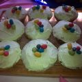 Oster-Cupcakes (Mohn und Schoko)