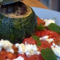 Gefüllte Zucchini mit Vanille-Tomaten