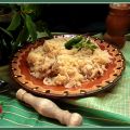 Schweinefleisch mit Sauerkraut und Reis -[...]