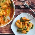 Gnocchi-Spargel-Gratin mit Paprika-Rahm-Sauce