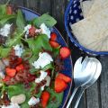 Spinat-Erdbeer-Riesenbohnen-Salat mit[...]