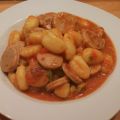 Gnocchi-Currywurst-Topf