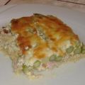 Spargel-Quiche mit Schinken