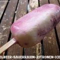 Heidelbeer-Sauerrahm-Zitronen-Icepops