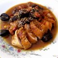Hähnchen-Tajine mit Dörrzwetschgen und Honig....