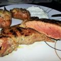 Rumpsteak mit Ofenkartoffeln und Sour Cream