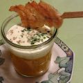 Kürbis-süppchen mit Meerrettichsahne und[...]