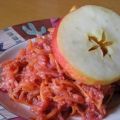 Apfel - Möhren Salat mit Holundersaft Dressing