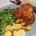 Cordon Bleu mit Orangen-Feldsalat