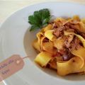 Parpardelle alla lepre (mit Hasenragout)