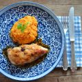 Teriyakihuhn mit Süßkartoffelpuree