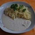 Vegetarisch: Spaghetti mit Ricotta-Zimt-Soße