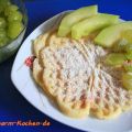 Waffeln mit Früchten